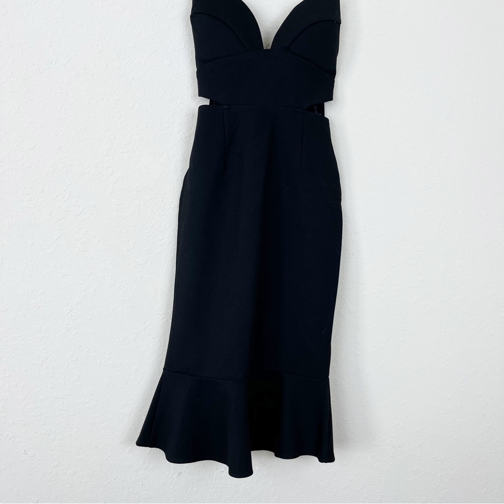 Angel Biba Black Cutout Dress Size 8 - Picture 2 of 7